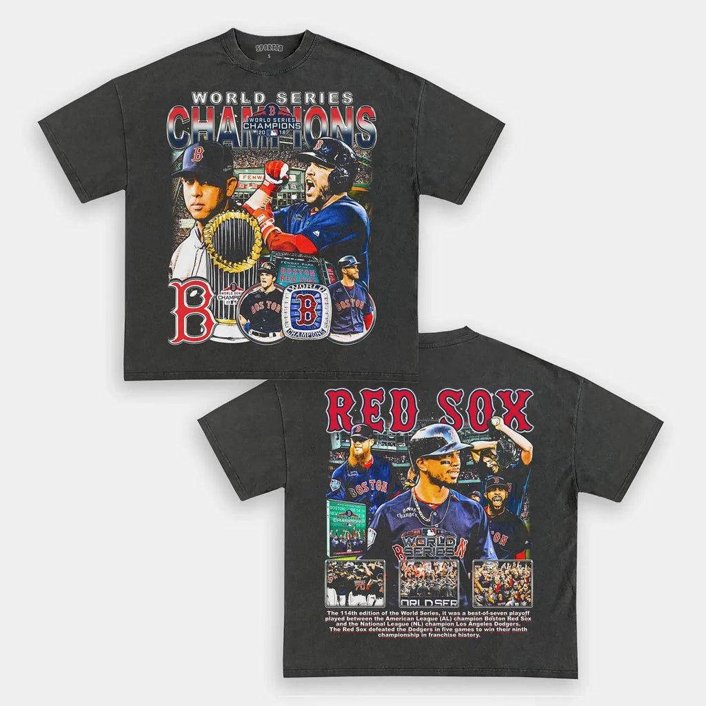 2018 WORLD SERIES CHAMPS - RED SOX TEE - DS Style001