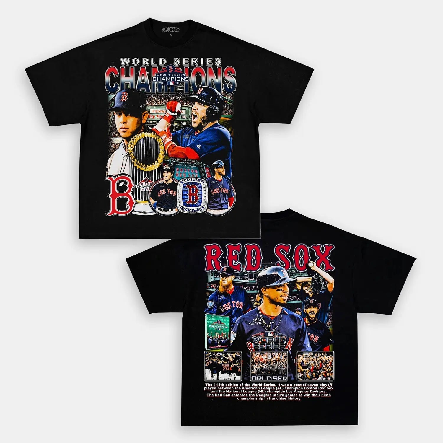 2018 WORLD SERIES CHAMPS - RED SOX TEE - DS Style001