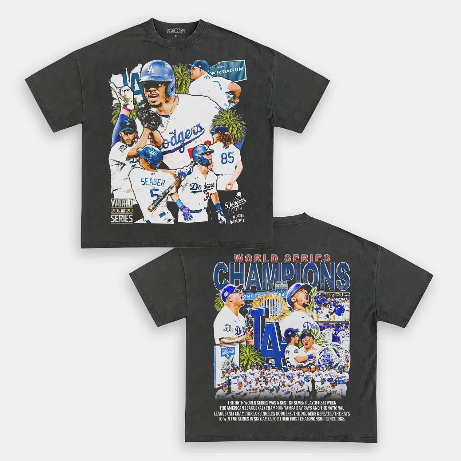 2020 WORLD SERIES CHAMPS - DODGERS TEE - DS Style001