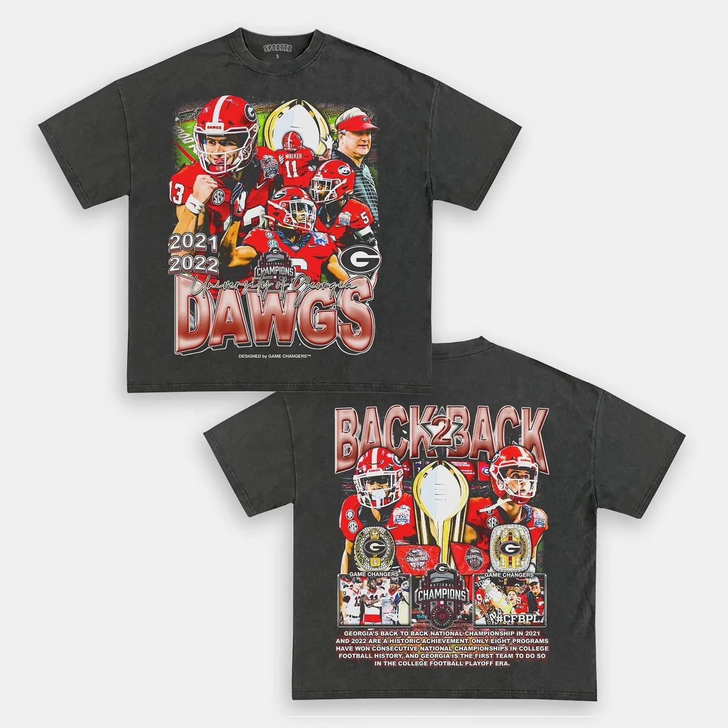 2021 2022 NATIONAL CHAMPS - GEORGIA TEE - DS Style001