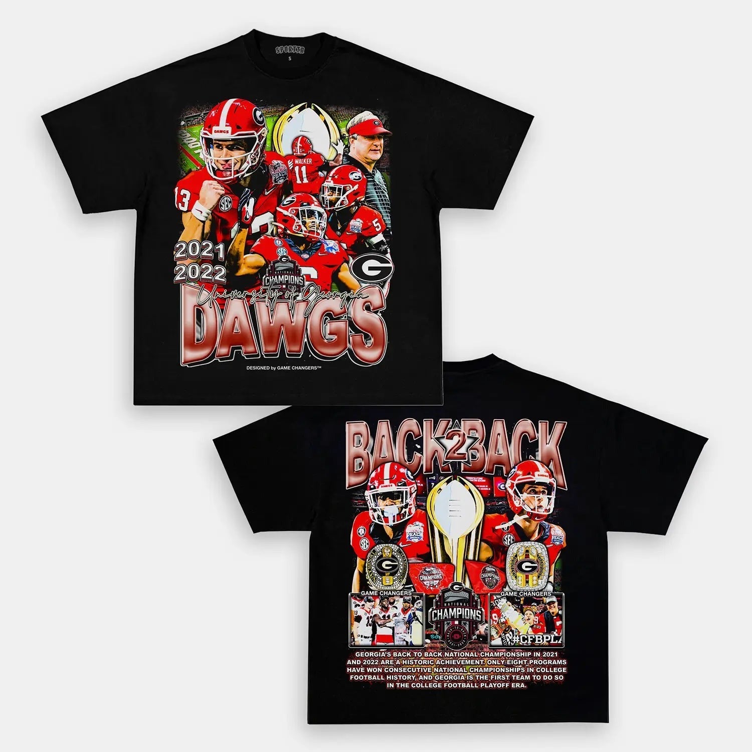 2021 2022 NATIONAL CHAMPS - GEORGIA TEE - DS Style001