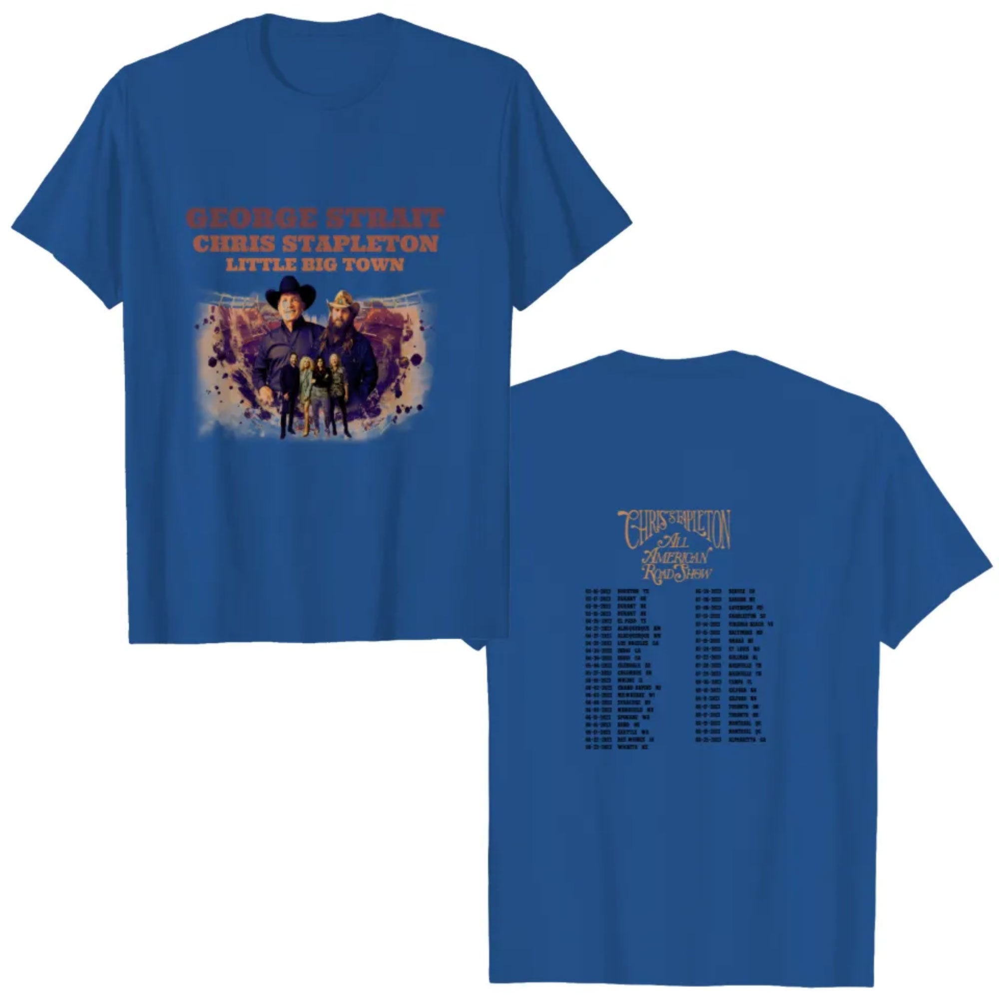 2023 Chris Stapleton Little Big Town Tour Shirt