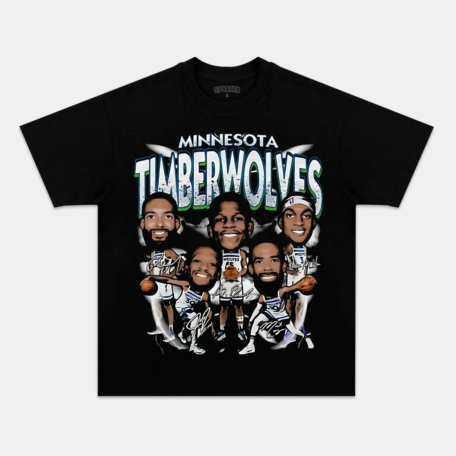 2024 BIG HEAD TIMBERWOLVES TEE Style001