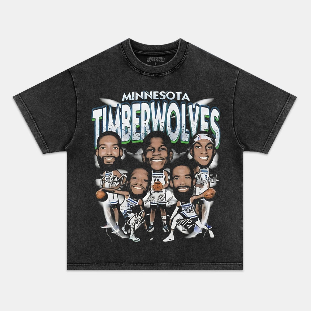 2024 BIG HEAD TIMBERWOLVES TEE Style001