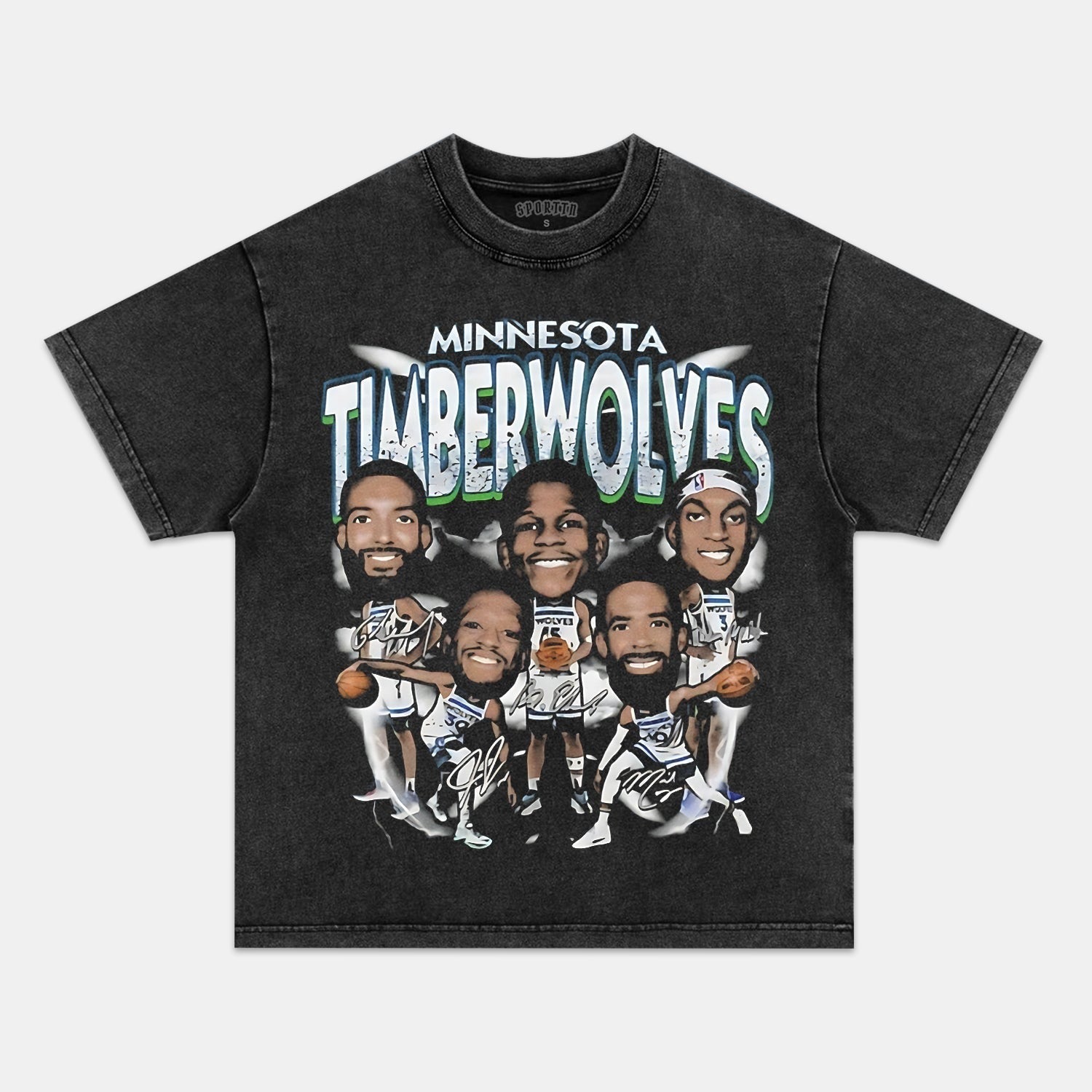2024 BIG HEAD TIMBERWOLVES TEE Style001