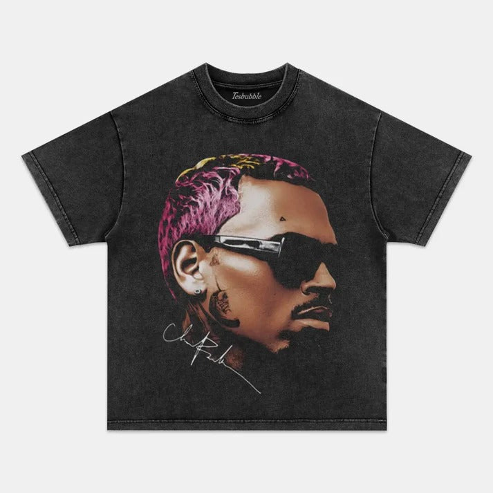 2024 CHRIS BROWN V1 VINTAGE TEE Style002
