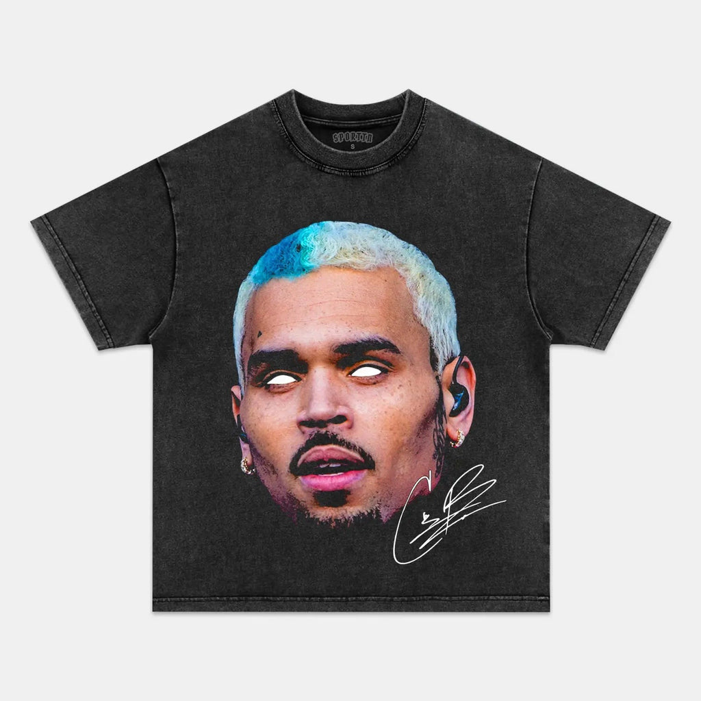 2024 CHRIS BROWN V6 VINTAGE TEE Style003