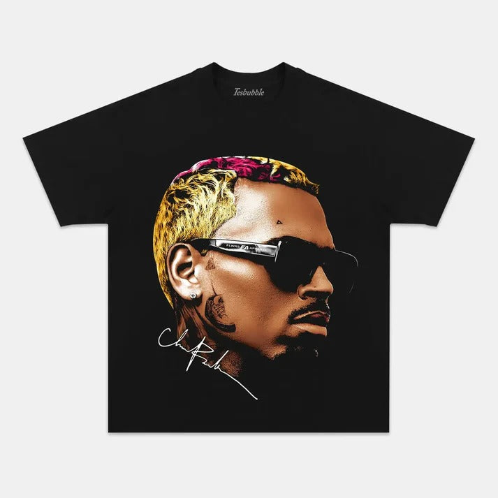 2024 CHRIS BROWN V8 VINTAGE TEE Style002