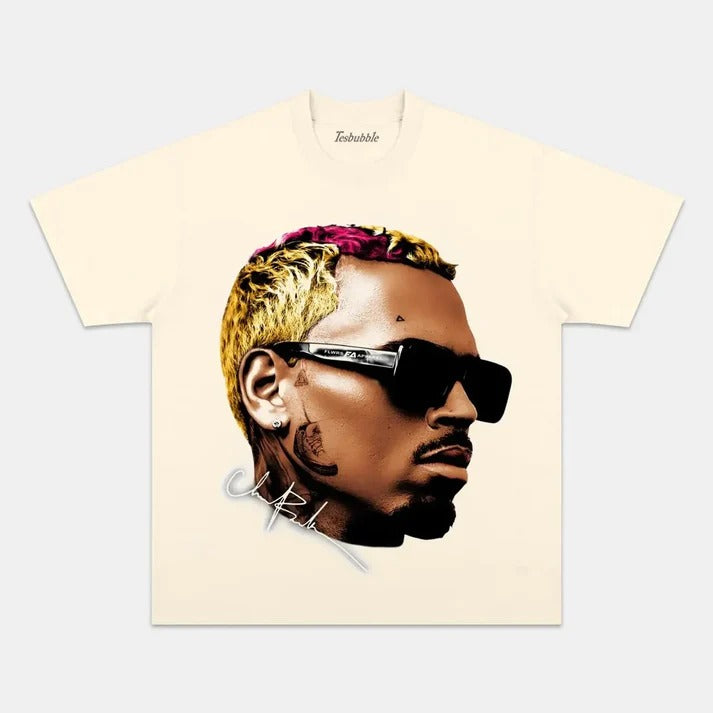 2024 CHRIS BROWN V8 VINTAGE TEE Style002
