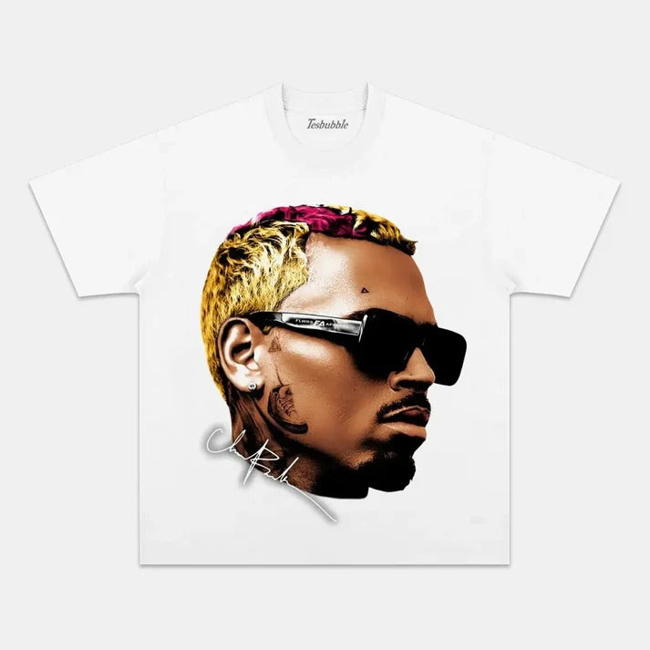 2024 CHRIS BROWN V8 VINTAGE TEE Style002