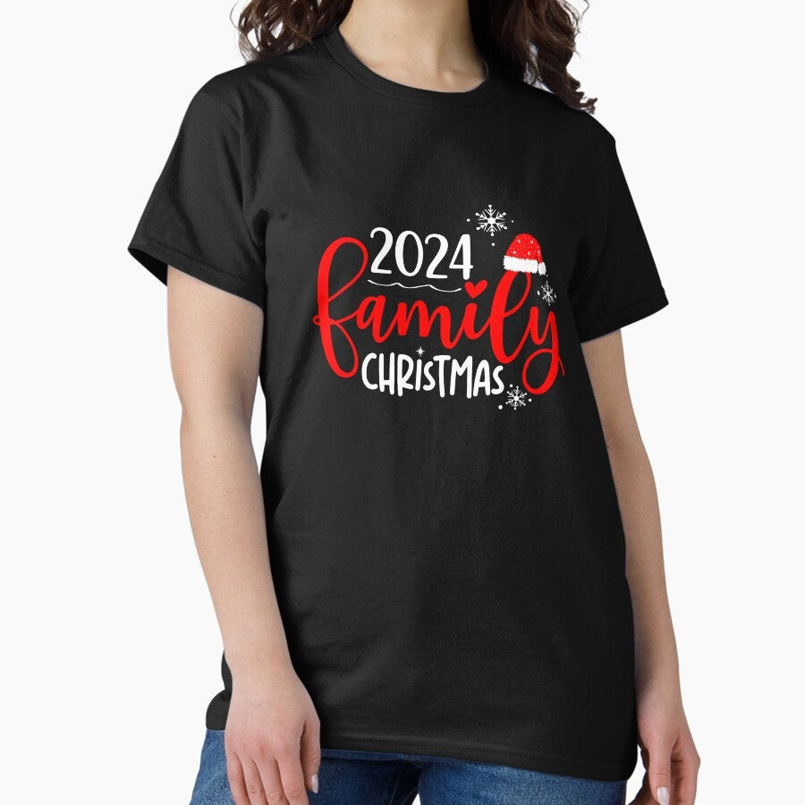2024 Family Christmas Design Festive Season Classic T Shirt