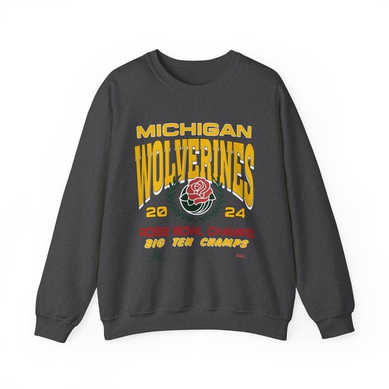 2024 University of Michigan Wolverines R0se B0wl Champs Football Sweatshirt Gift Fans