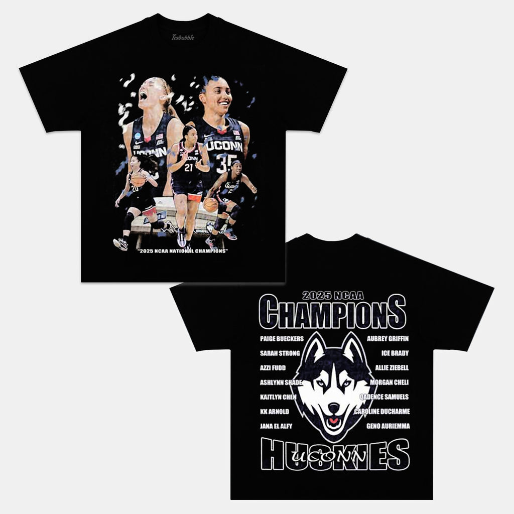 2025 NCAA CHAMPIONS UCONN TEE