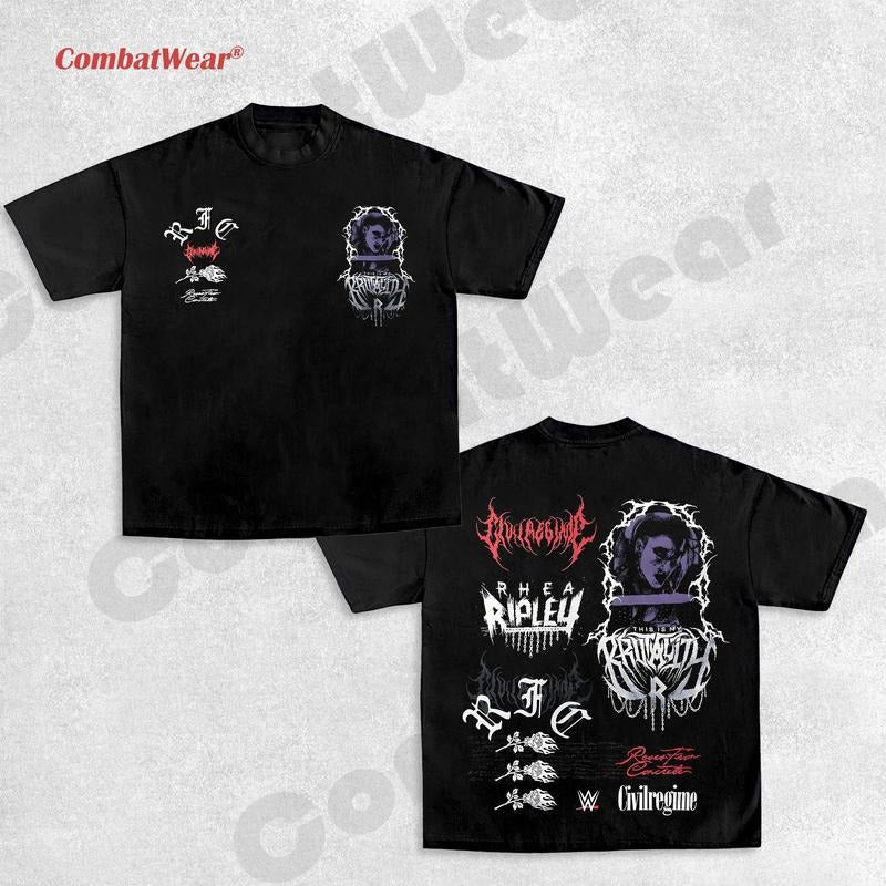 2025 RHEA RIPLEY MAMI TEE, Wrestling Tee, Wrestling Graphic Tee, Wrestler Shirt,Sports Shirt, Vintage Wresting Shirt,Wrestling Gift Hoodie Sweatshirts