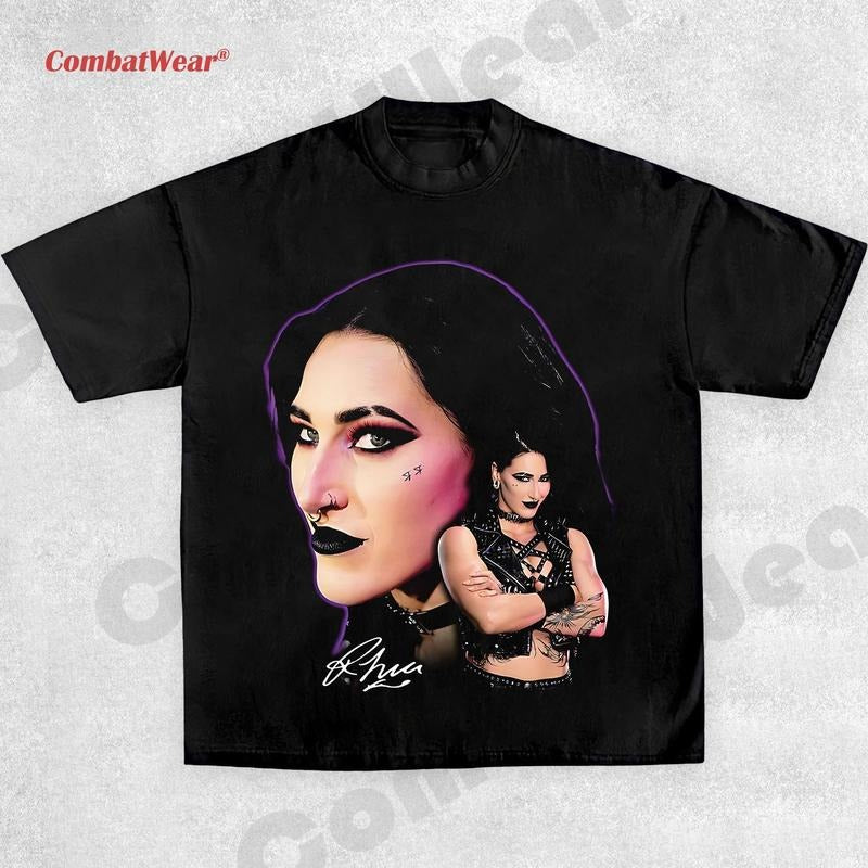 2025 RHEA RIPLEY TEE, Wrestling Tee, Wrestling Graphic Tee, Wrestler Shirt, Sports Shirt, Vintage Wresting Shirt, Wrestling Gift Hoodie Sweatshirts