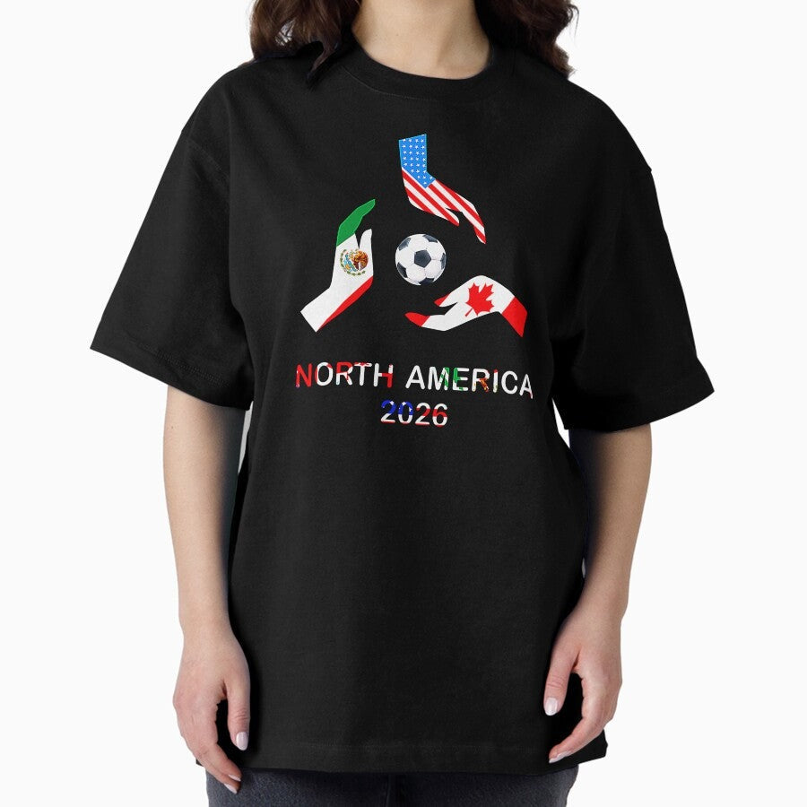 2026 North America Football Massive Event Soccer Ball Oversized T-Shirt