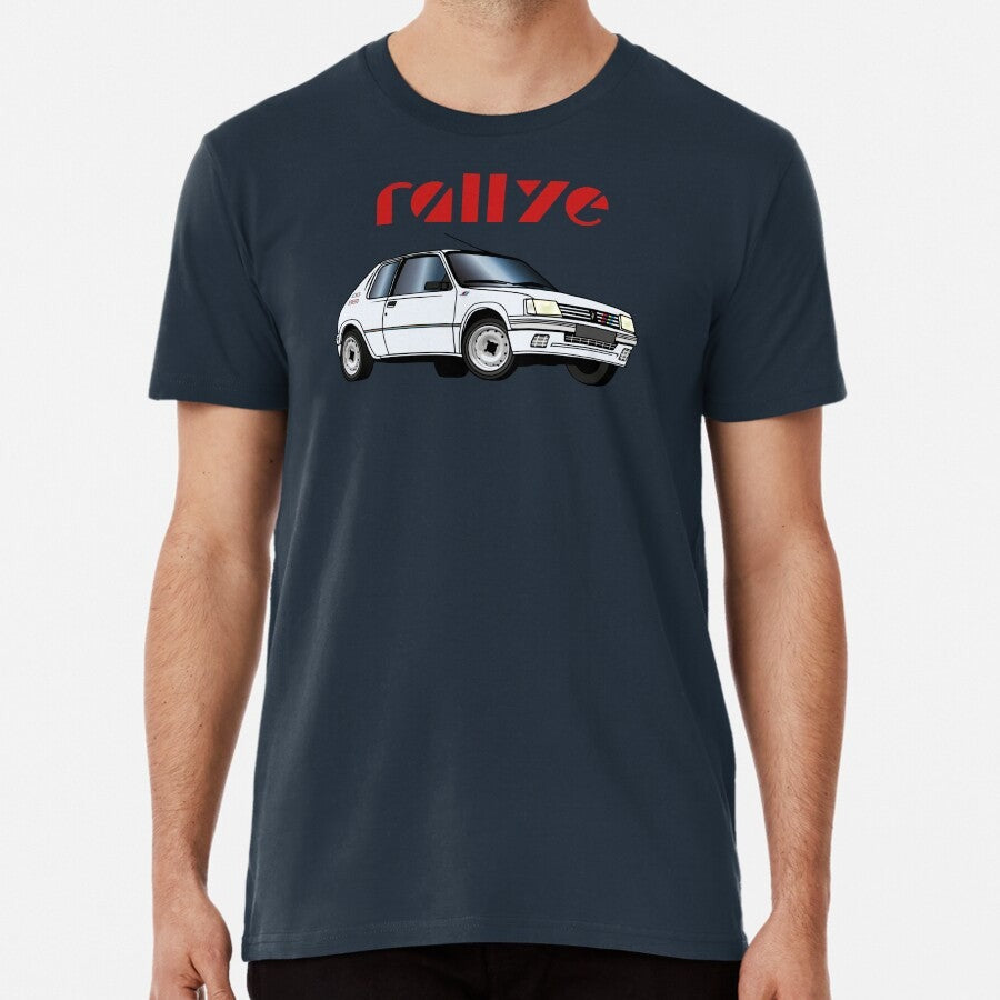 205 rally 90 92 White Meije Premium T-Shirt