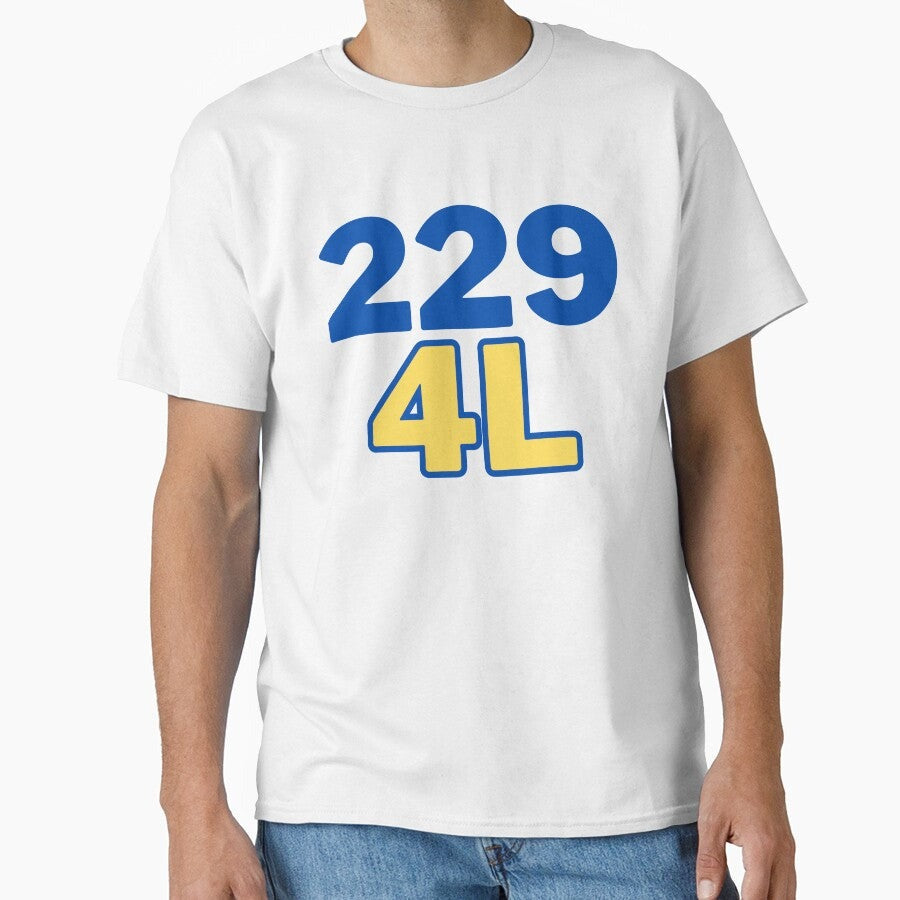 229 for Life Blue & Yellow Cordele & Crisp County Classic T-Shirt