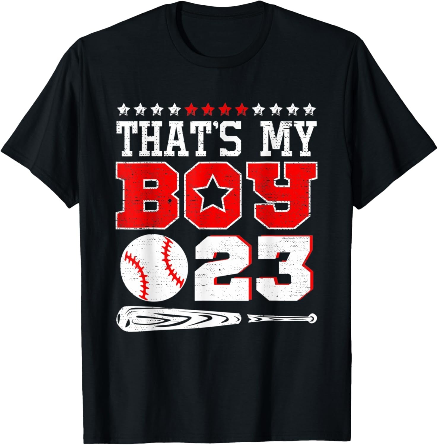 #23 Thats My Boy Baseball Number Shirt-Baseball Mom Dad