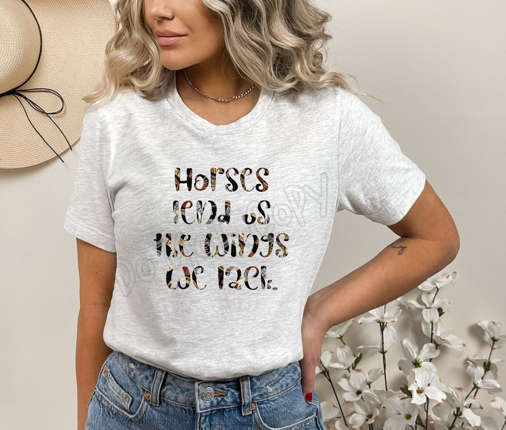 HORSESHOES -ADULTS/KIDS UNISEX TEE- FLARES 4 - PREORDER CLOSING 11/24 ETA JANUARY