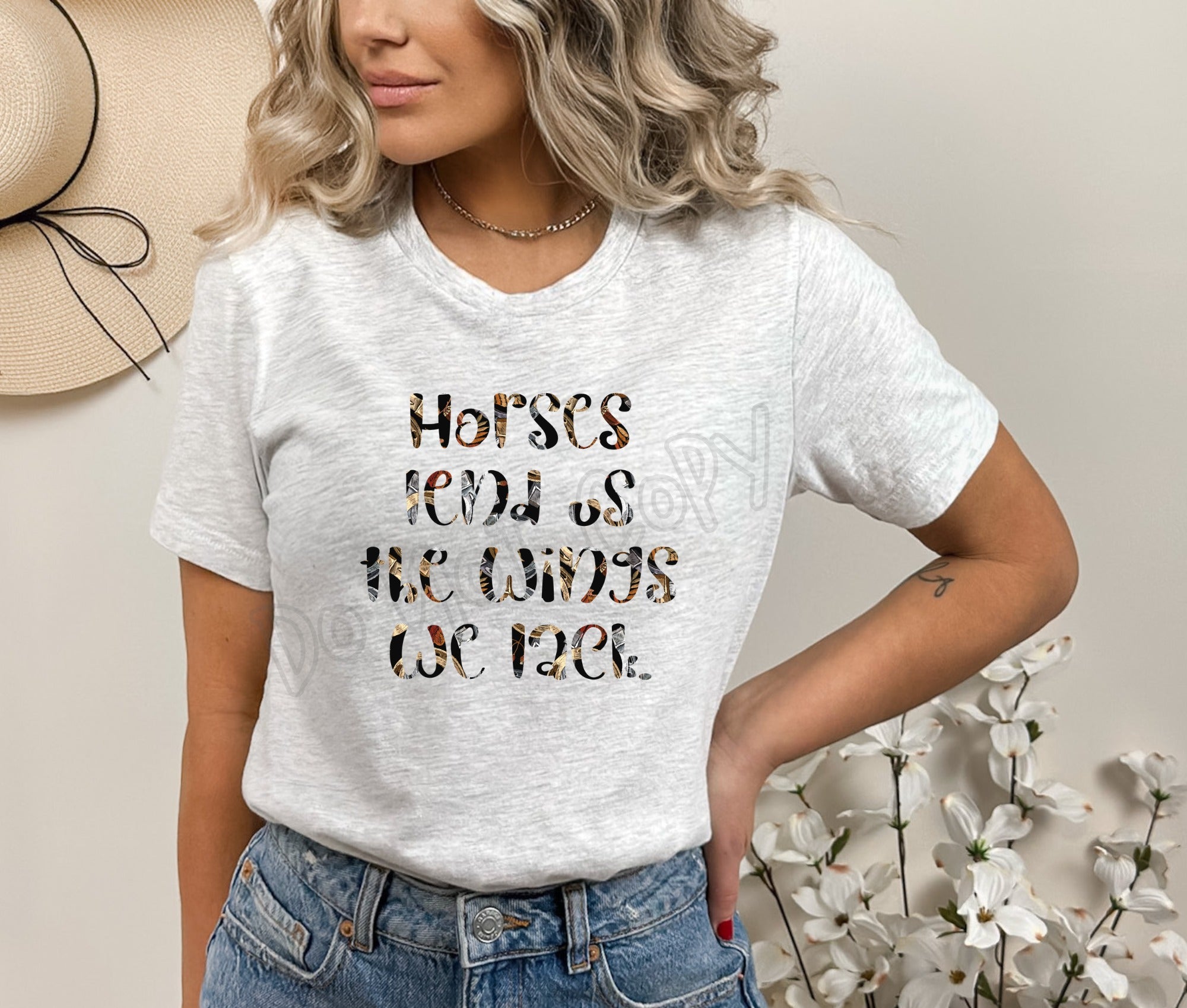 HORSESHOES -ADULTS/KIDS UNISEX TEE- FLARES 4 - PREORDER CLOSING 11/24 ETA JANUARY