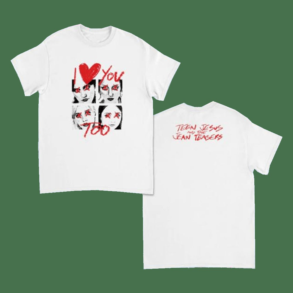 24Hundred Merch Teen Jesus And The Jean Teasers Eyes Crossed T-Shirt Gifts For Husband