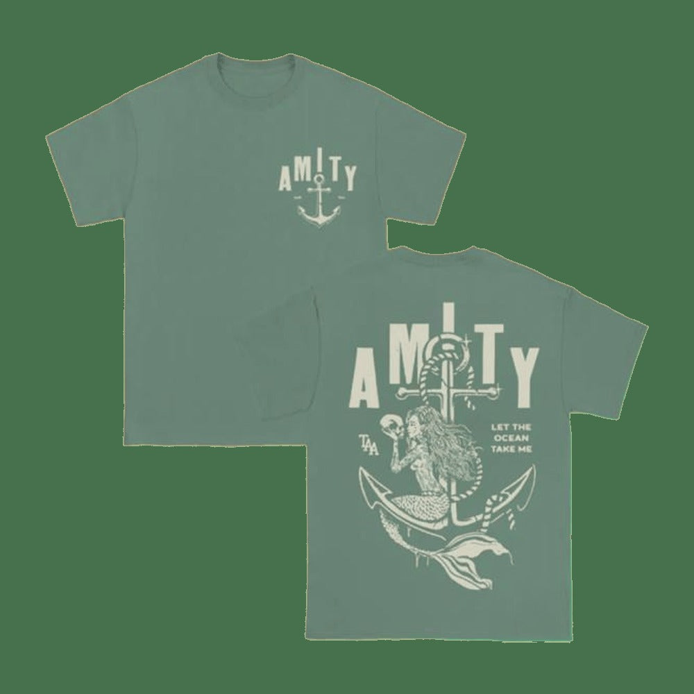 24Hundred Merch The Amity Affliction Ltotm Mermaid T-Shirt Father's Day Presents For Dad To Be