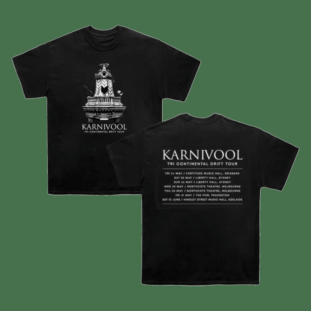 24hundred Merch Karnivool Tri Continental Drift Tour T-Shirt Gifts For Dad
