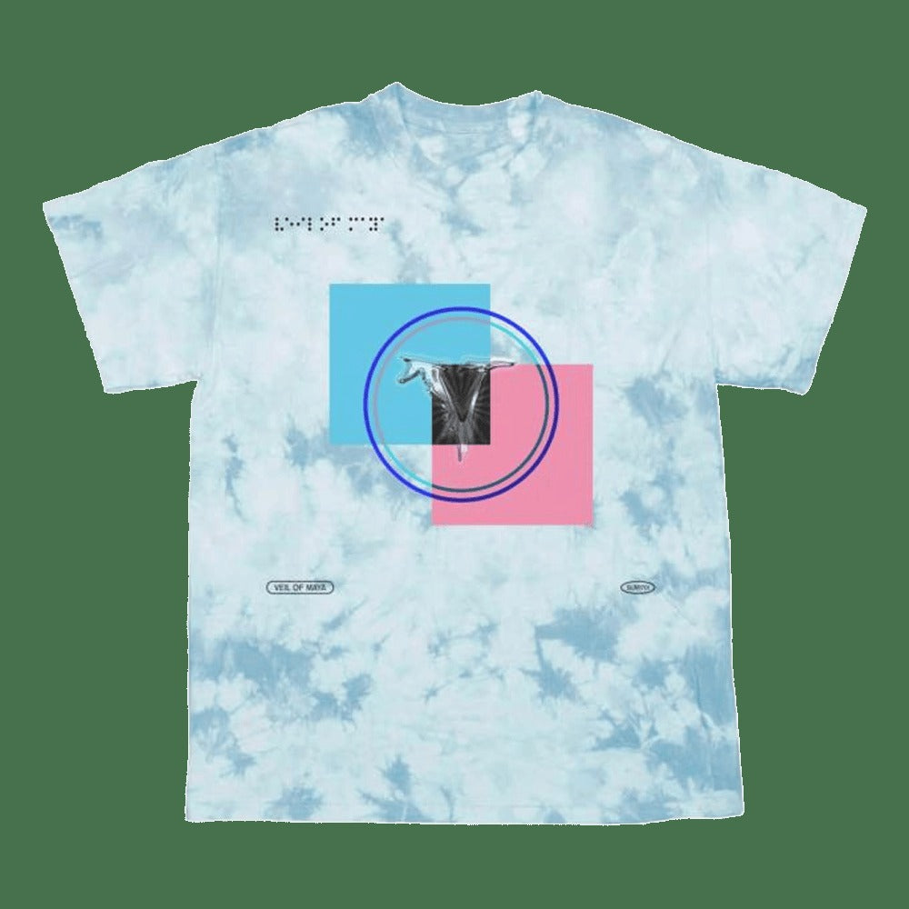 24hundred Merch Veil Of Maya Synthwave Tie Dye T-Shirt Unique Gifts For Dad