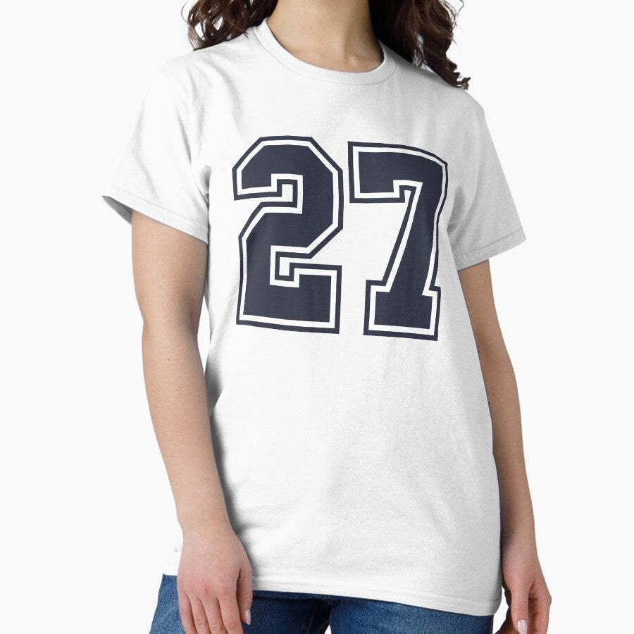 27 Sports Number Twenty-Seven Classic T-Shirt