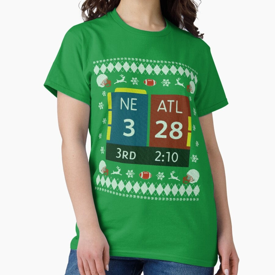 28-3 Historic Comeback Shirt, New England Patriots Christmas Ugly Sweater, Tom Brady TB12 Shirt, Mug, Phone Case, Pillow & Greeting card! Classic T-Shirt