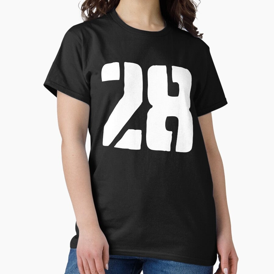 28 logo white Classic T-Shirt