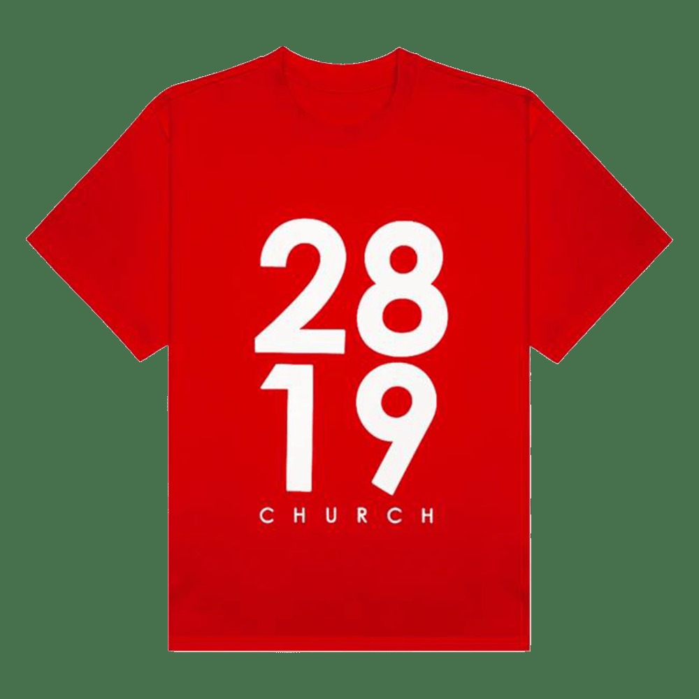 2819 Merch 2819 Church Bold Red T-Shirt Father's Day Presents For Husband