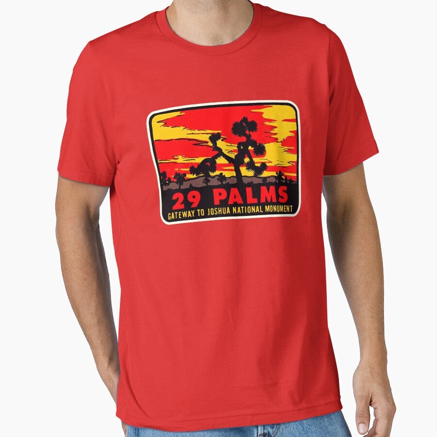 29 Palms Joshua Tree Sticker And Travel Shirt Essential T Shirt