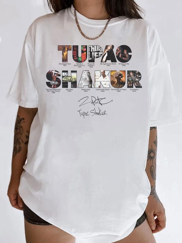 2Pac Album Shirt, 2PAC Rapper Tshirt, Hip Hop Legends and Pioneers Tee, Gift For Fan, 90s Hip Hop style 001