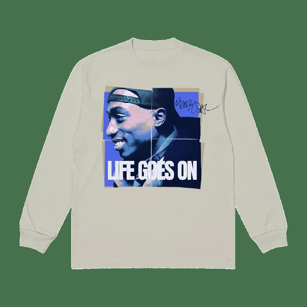 2pac Merch Life Goes On Long Sleeve 2pac Shirt Gifts For New Dads