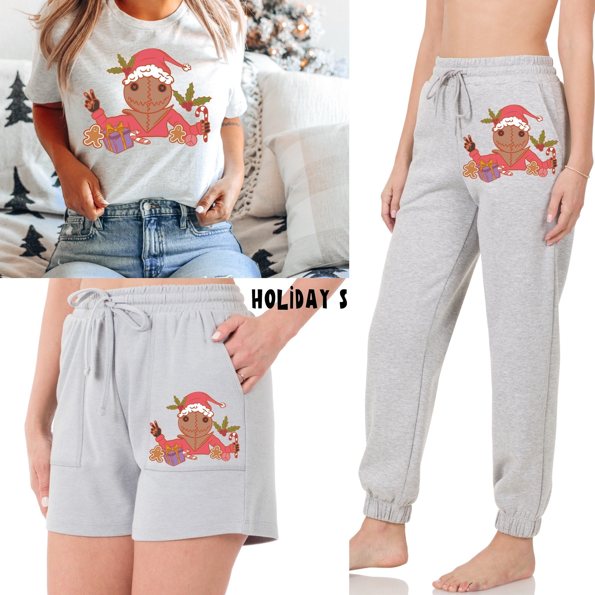 LOUNGEWEAR RUN-HOLIDAY S- CREW NECK SWEATSHIRT- PREORDER CLOSING 9/30