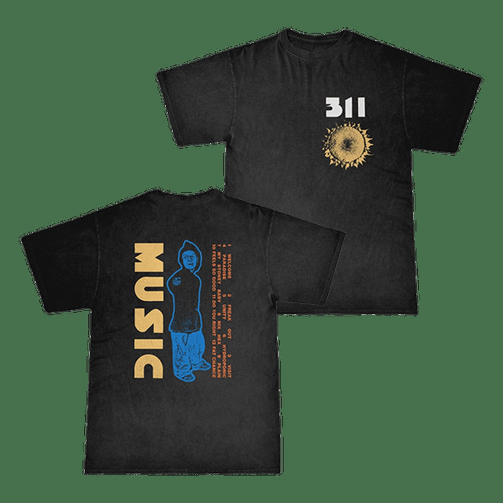 311 Merch 311 Music Anniversary Black T-Shirt Gifts For Band Fans Gift Idea for Boyfriend
