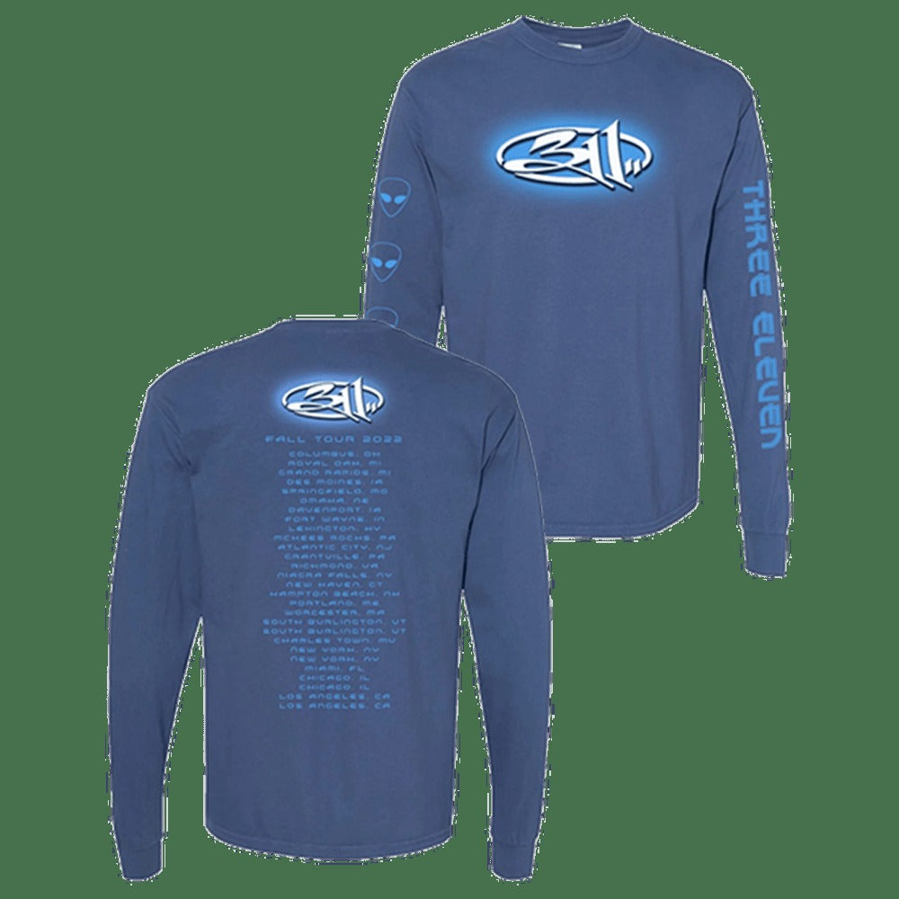 311 Merch 311 Three Elven Long Sleeve T-Shirt Gifts For Band Fans Father's Day Gift for Husband