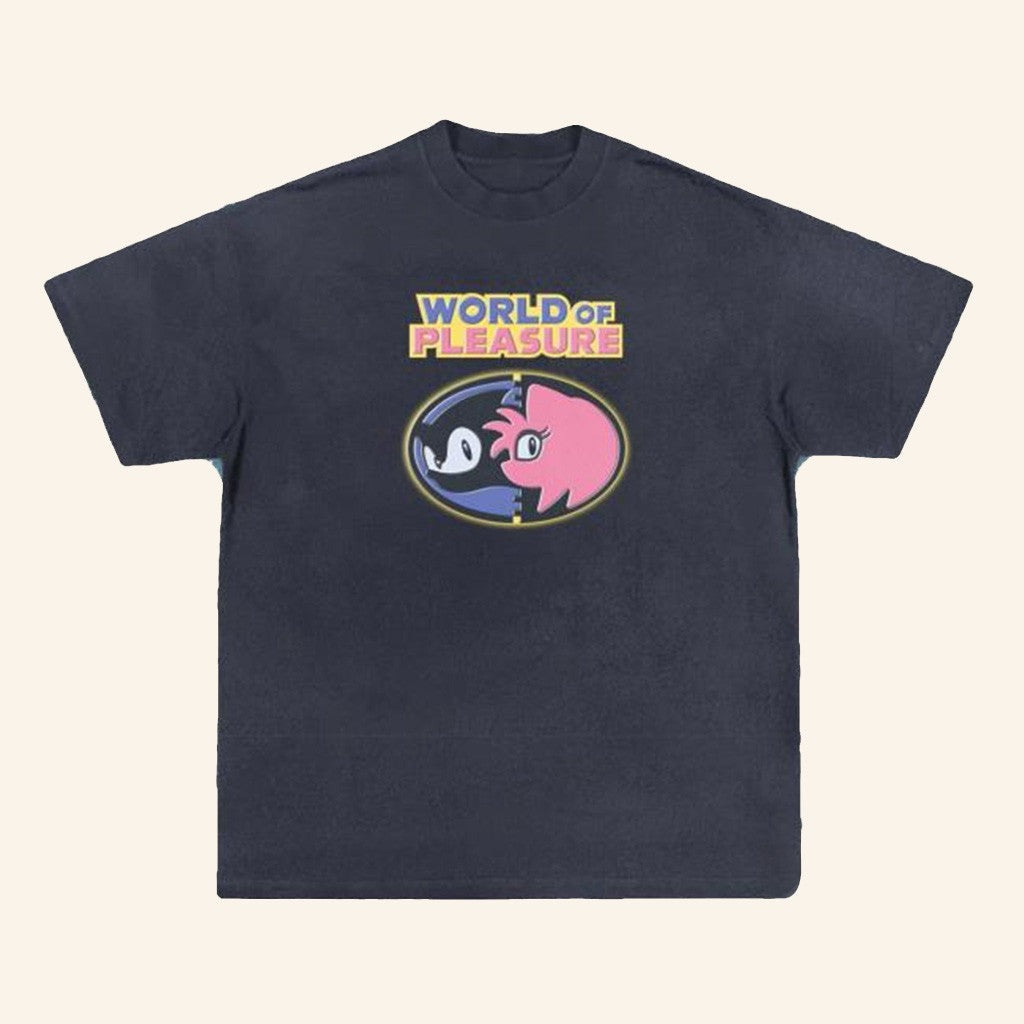 365 Merch World Of Pleasure Sonic T-Shirt Best Gifts For Boyfriend