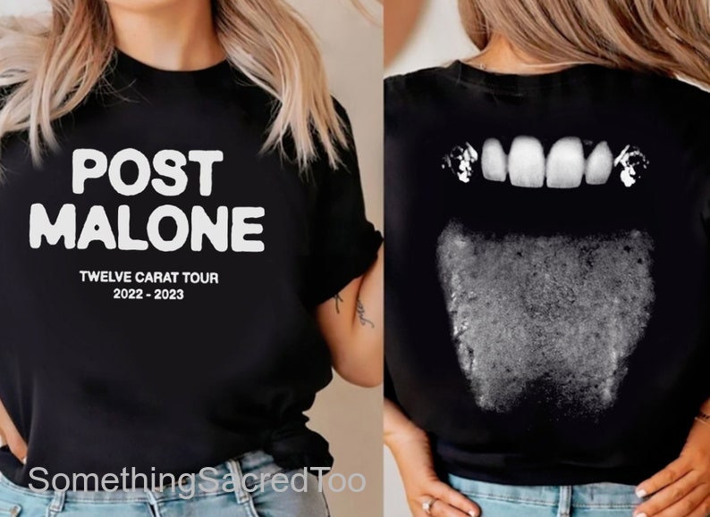 Post Malone Tour 2022 Music Concert Tshirt
