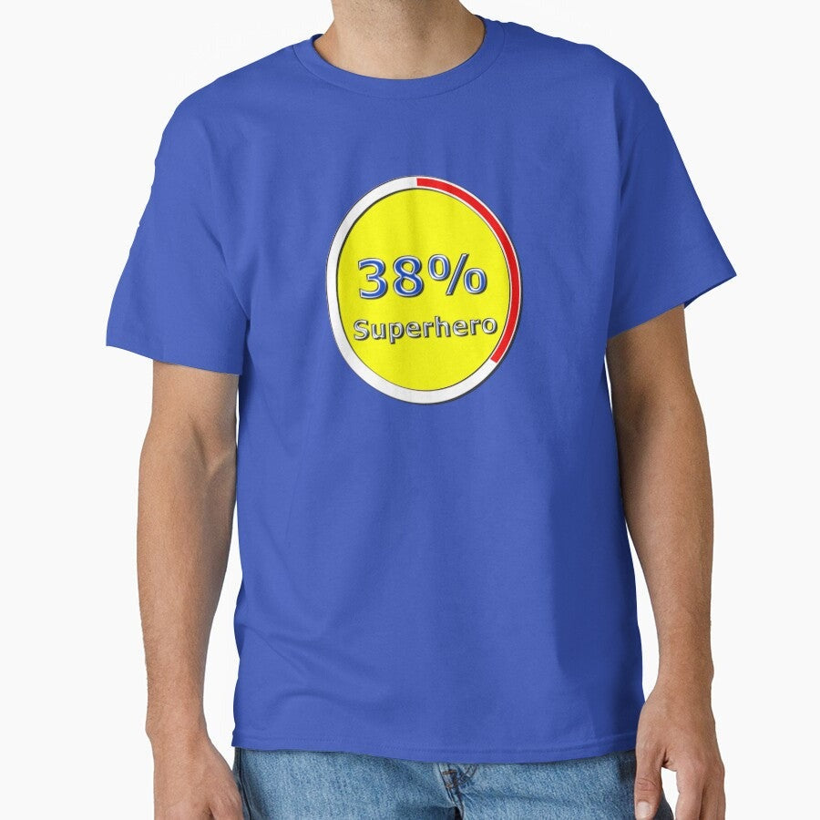 38 Percent Superhero Classic T-Shirt