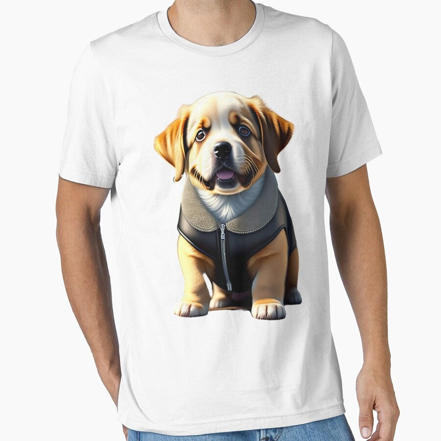 3D Art Smart Adventure Superhero Dog T-Shirt Essential T-Shirt