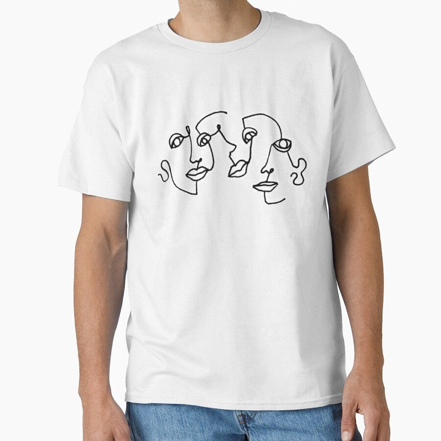 3Faced Classic T Shirt
