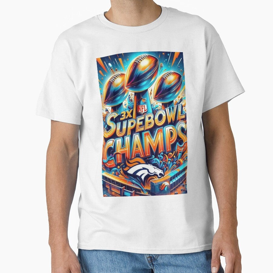 3X Superbowl Champs Classic T-Shirt