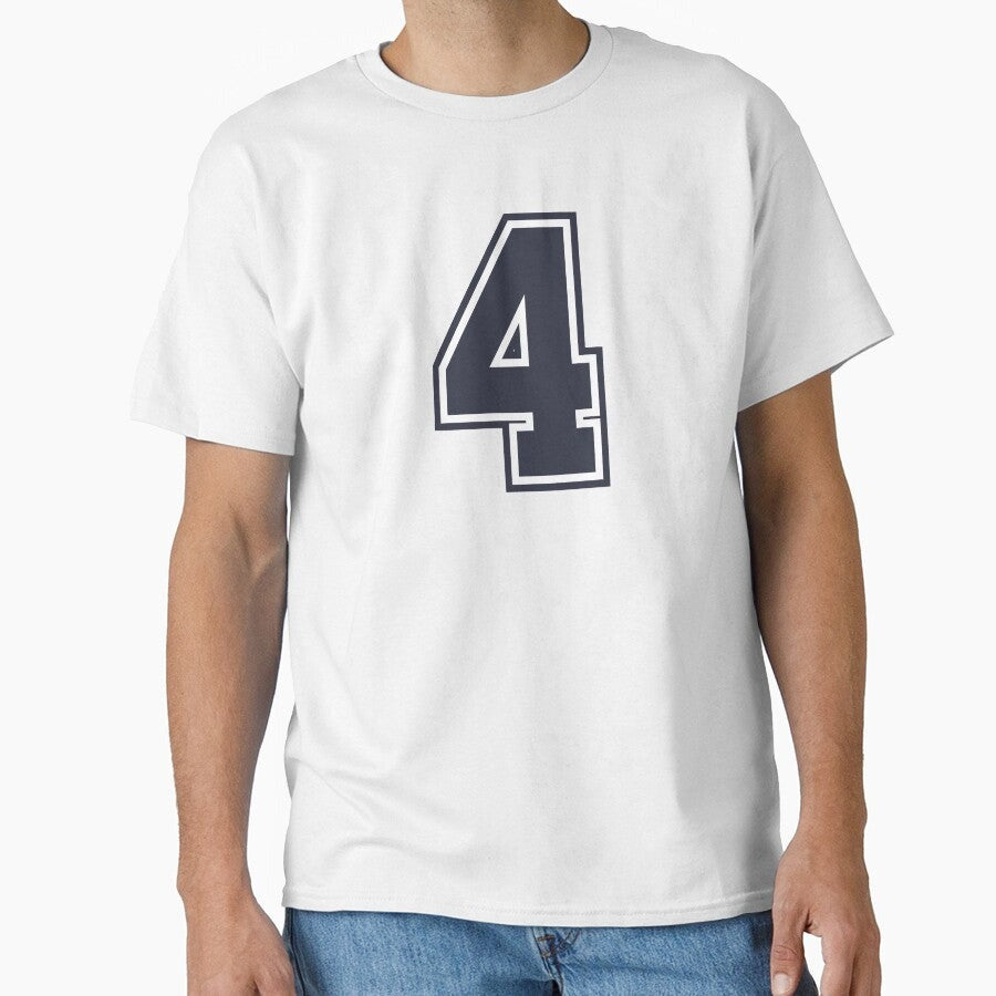 4 Sports Number Four Classic T-Shirt
