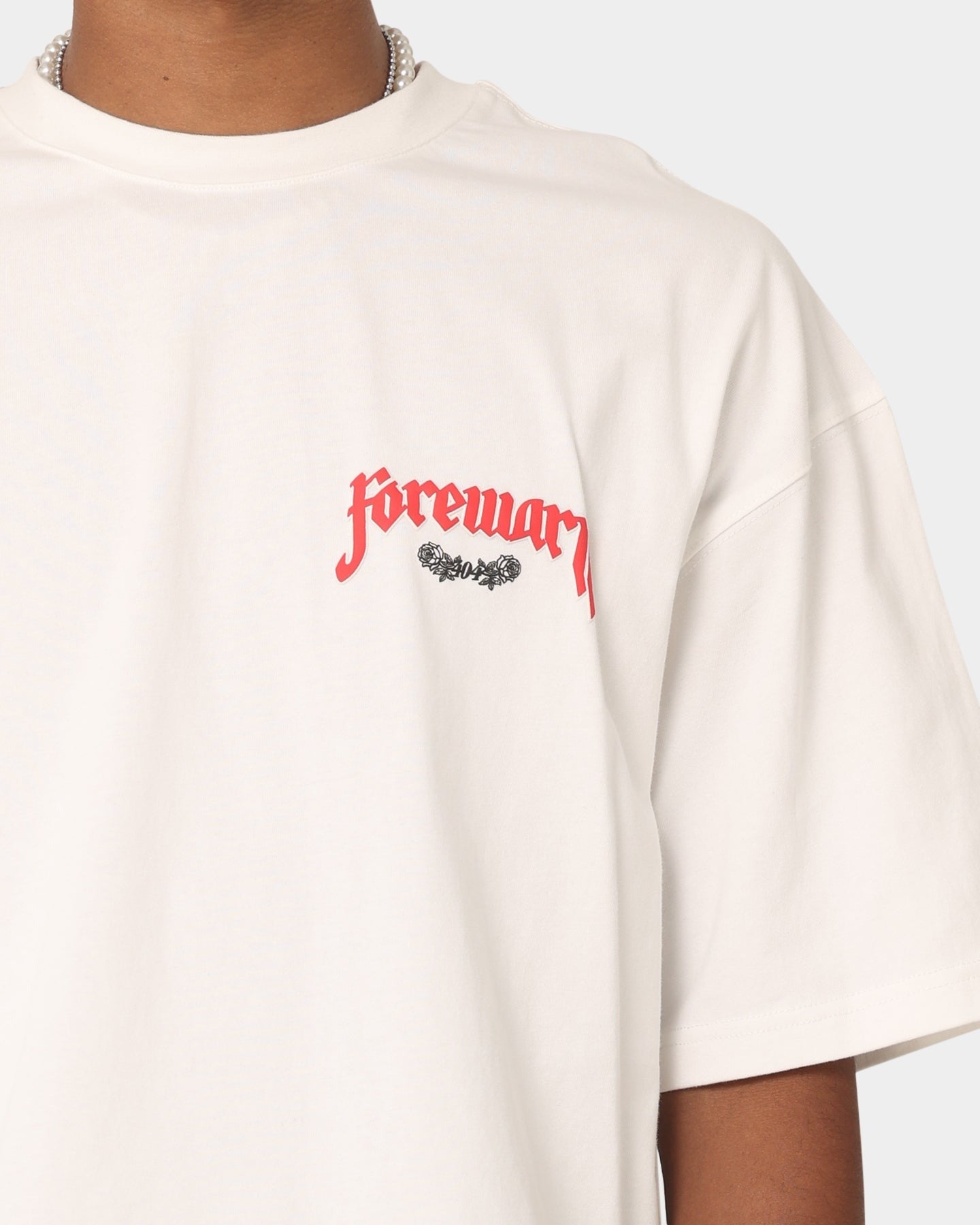 404 Forewarn T-Shirt Off White