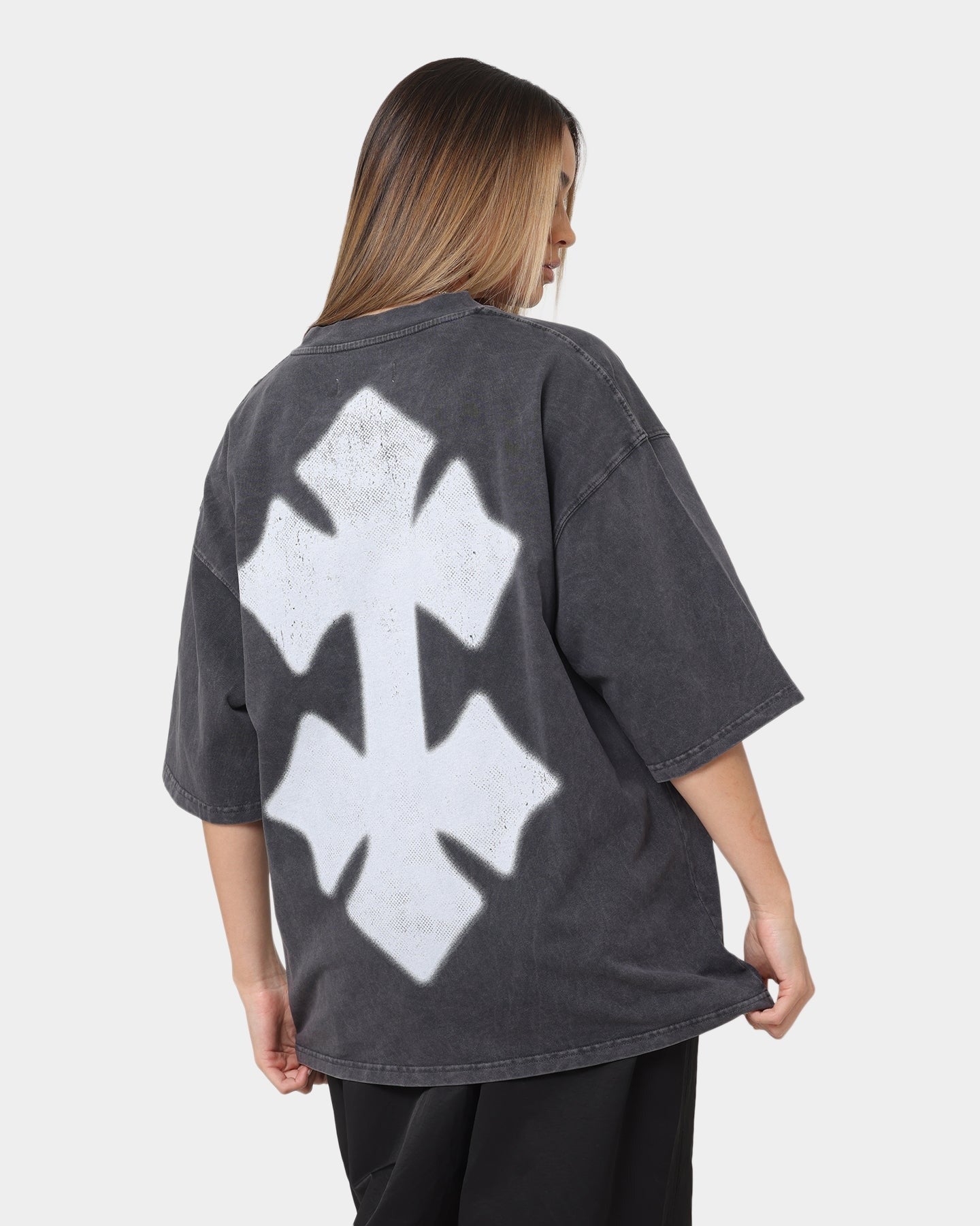 404 Pantheress Vintage T-Shirt Charcoal Style001