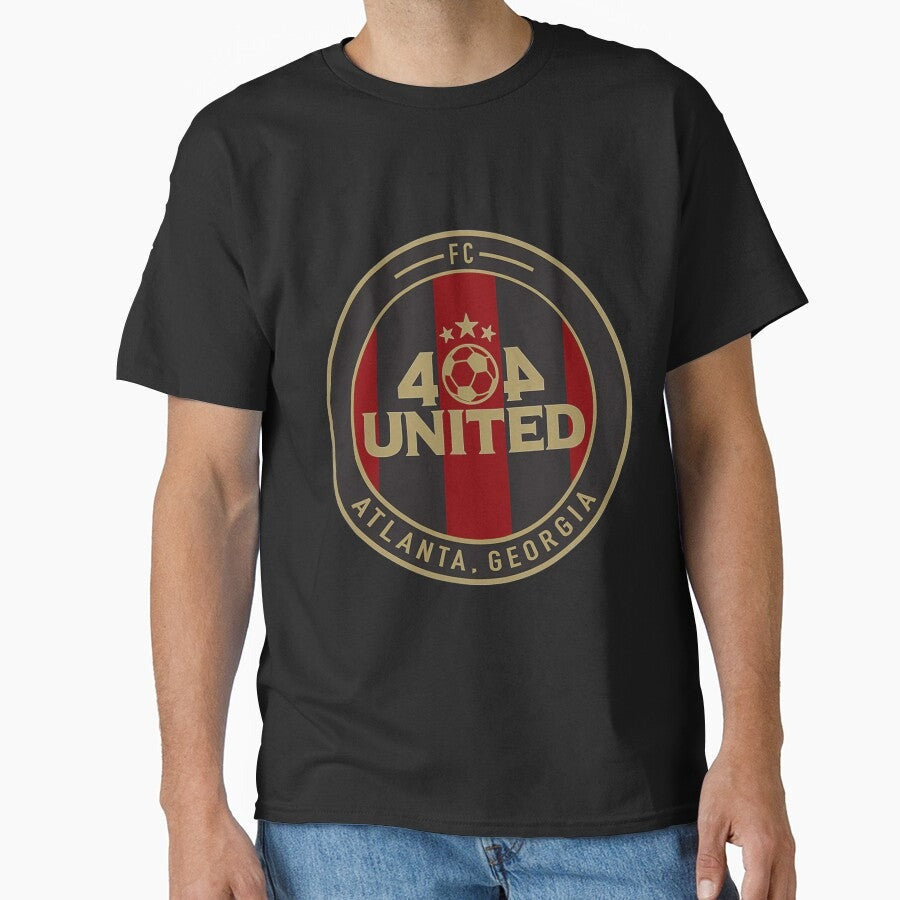 404 United Atlanta Soccer Fan Jersey Original Design Classic T-Shirt