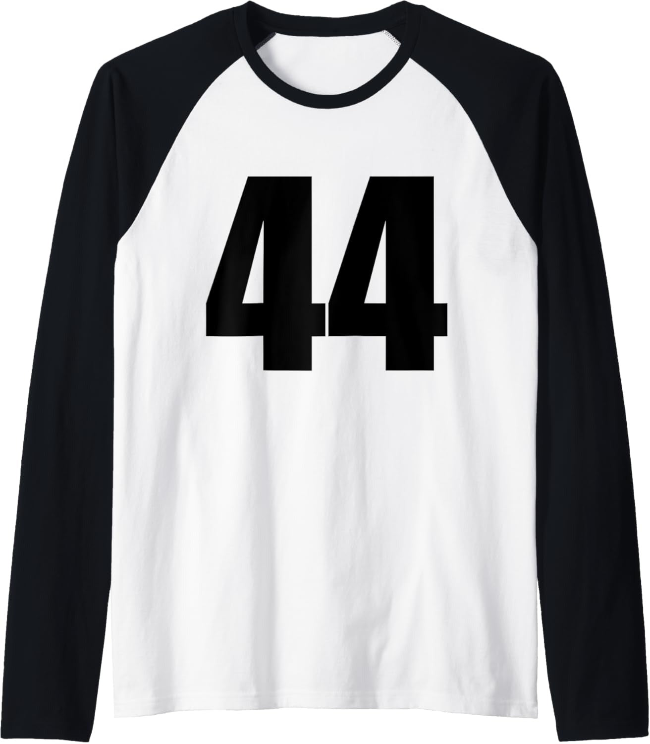 44 Cage Cosplay - 44 Is on Front Only Raglan Baseball Tee